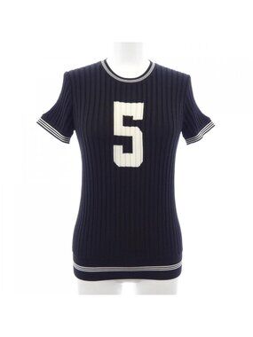 Chanel Knit Top Black 38 Translucency